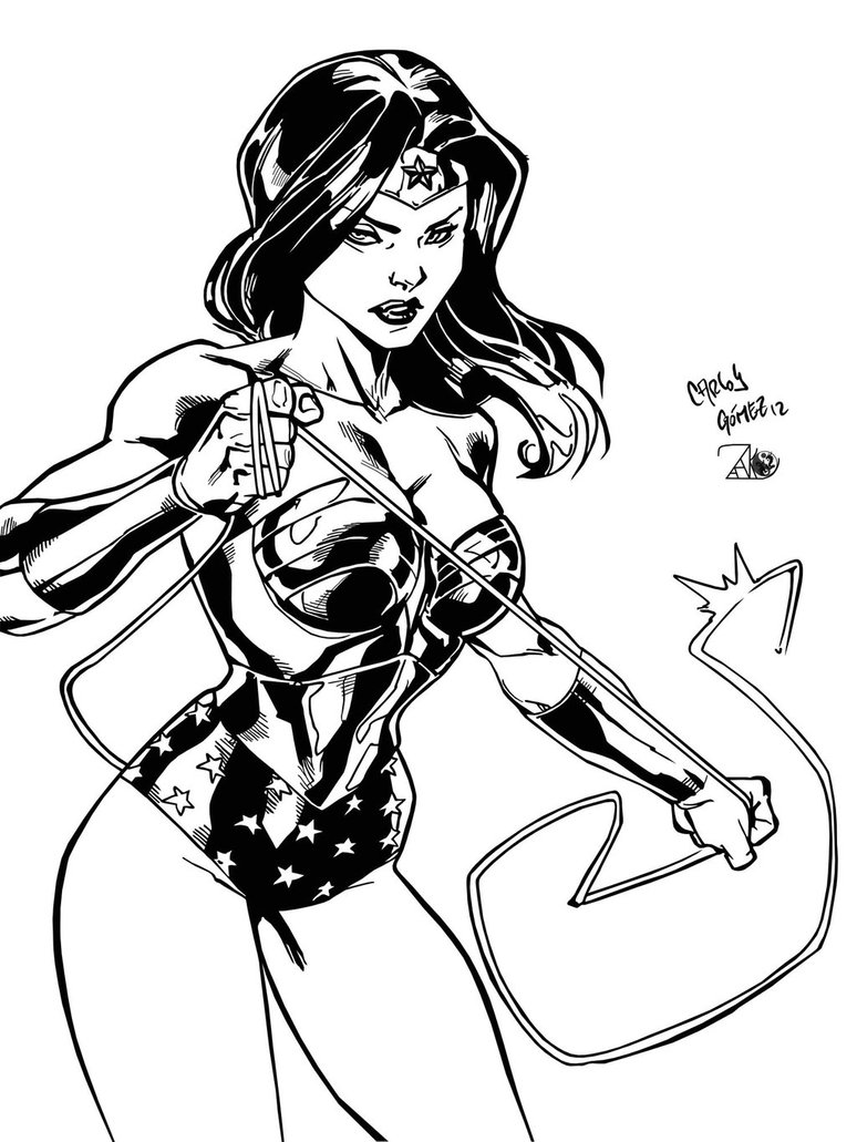 774x1031 Wonder Woman Sketch By Carlos Gomez By Newerastudios