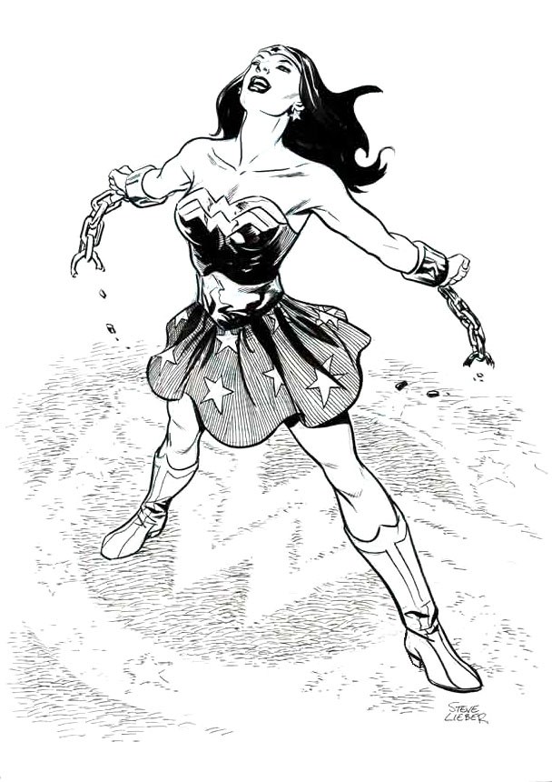 608x860 My Drawing For Wonder Woman Day 2010 Steve Lieber