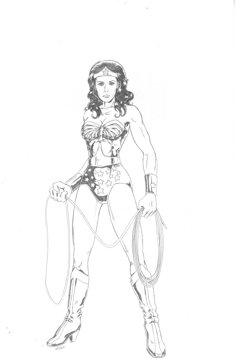 900x1391 Carter's Wonder Woman Pencils By Jlwarner