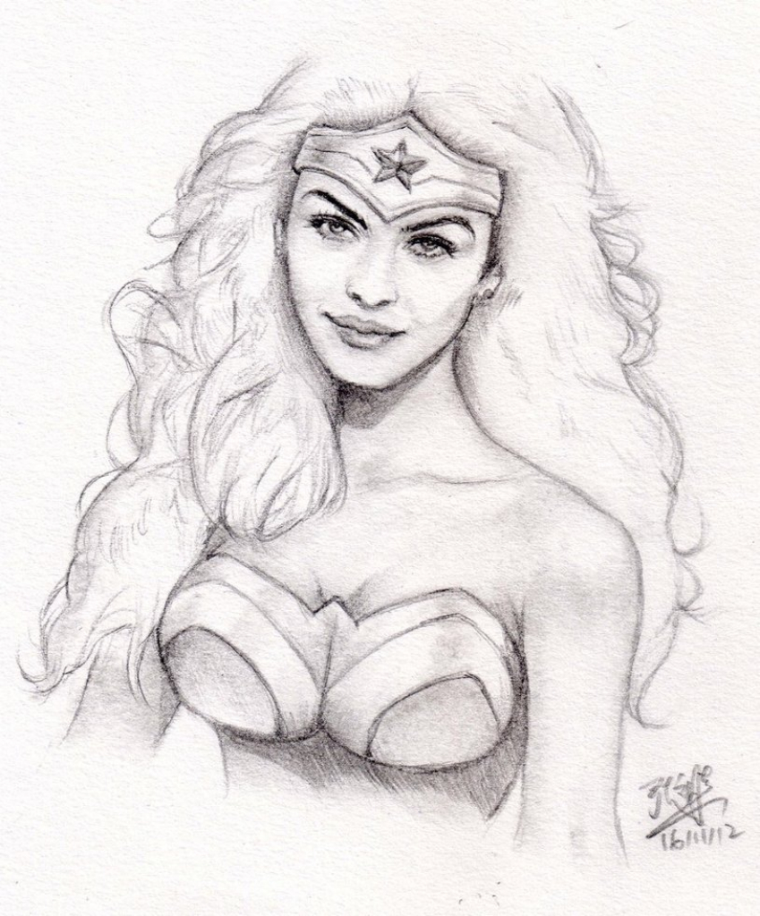 849x1024 Wonder Woman Drawings Wonder Woman Sketch Drawing Images