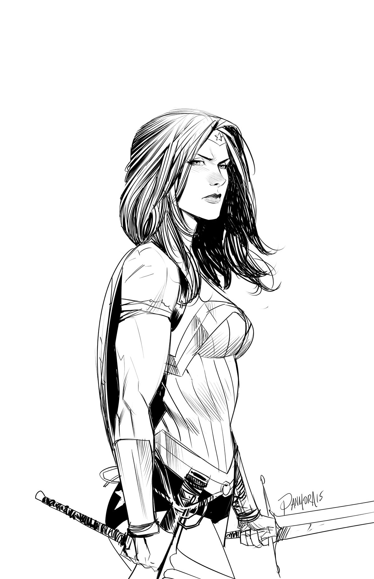 1200x1855 Wonder Woman Yellow On Behance Comic Book Style