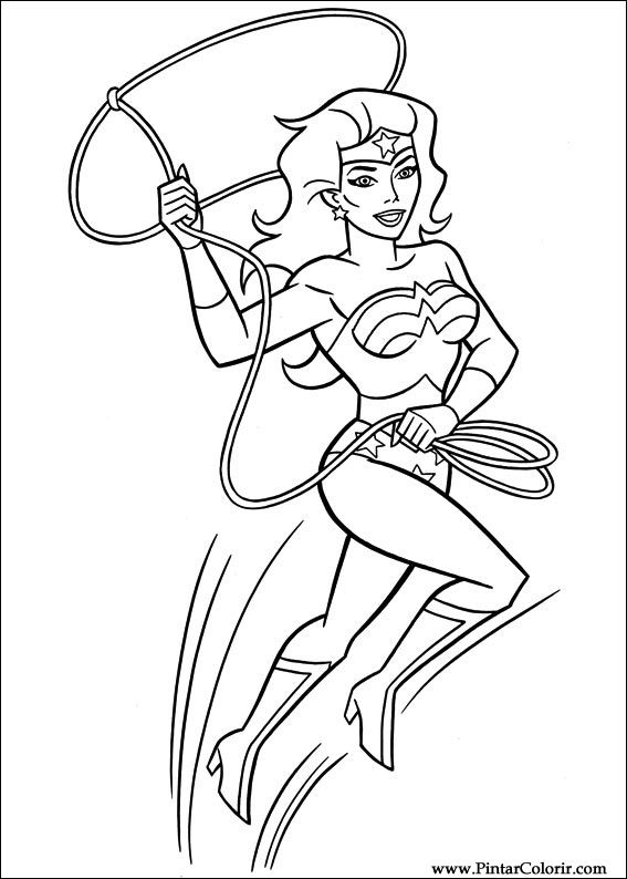 567x794 Drawings To Paint Amp Colour Wonder Woman