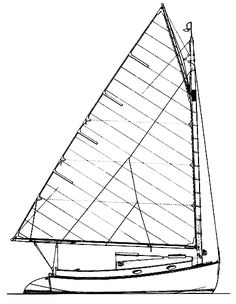 The best free Catboat drawing images. Download from 3 free drawings of ...