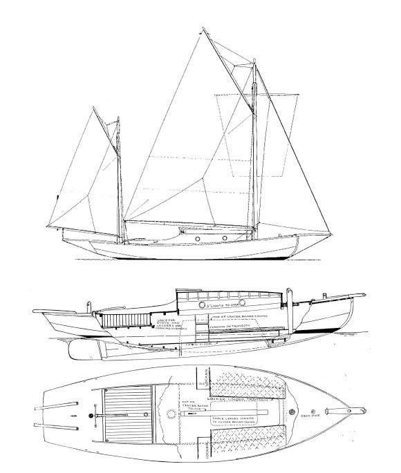 580x685 Sea Bird Yawl, Plans Available From The Wooden Boat Store Boat