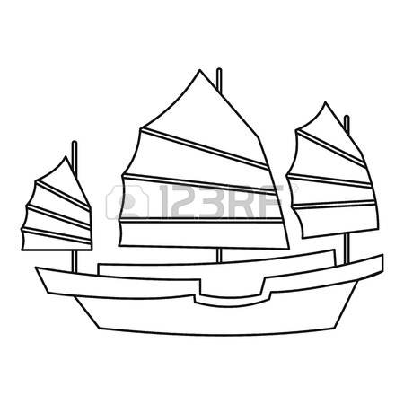 450x450 432 Hong Kong Boat Stock Illustrations, Cliparts And Royalty Free