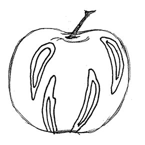 290x290 Apply Textures To Apples. Art Lesson.