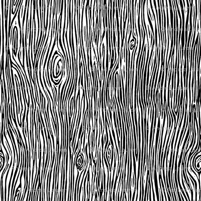 400x400 Woodgrain Black And White Nursery Woodgrain Baby Fabric