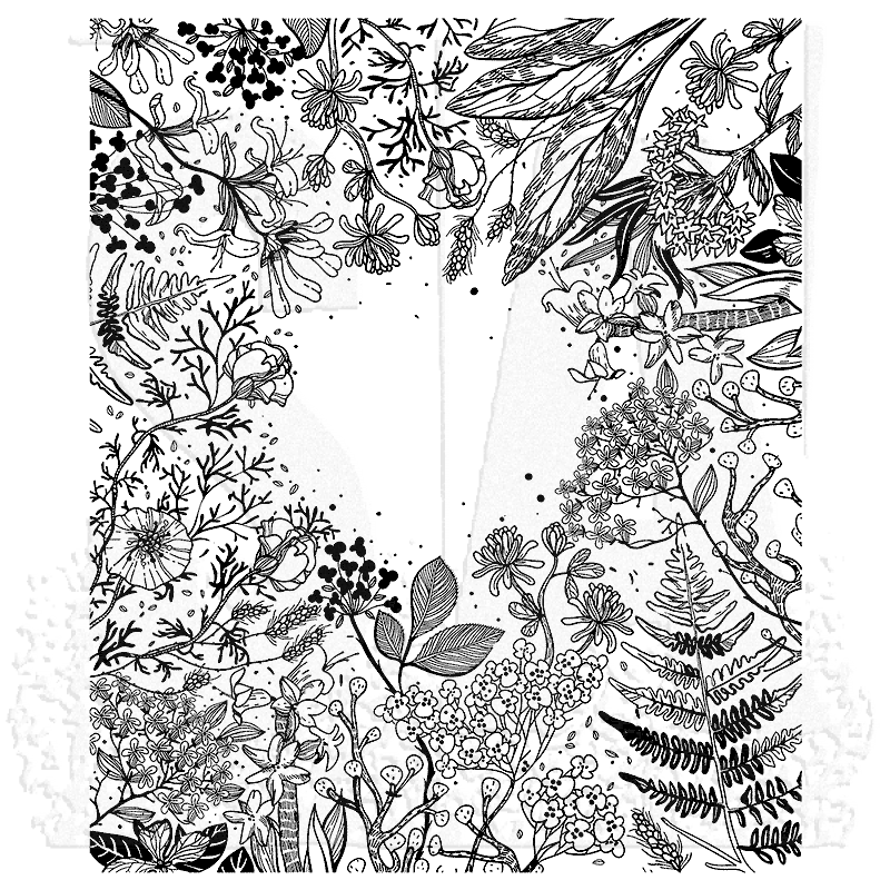 800x800 Tim Holtz Wood Mounted Stamp