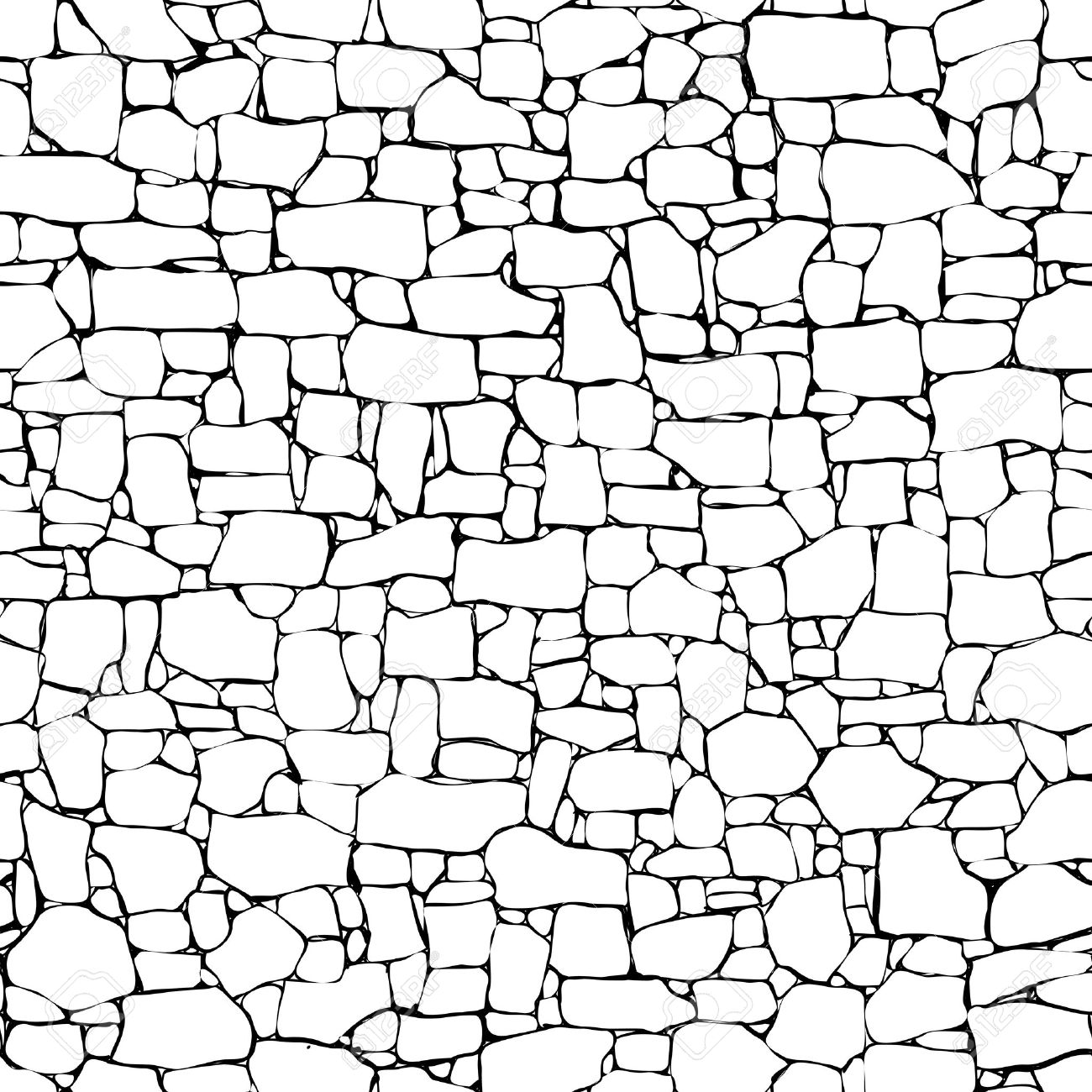 1300x1300 Stone Wall Pattern Clipart
