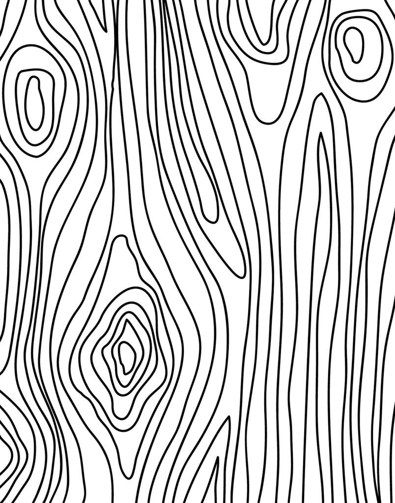 Wood Pattern Drawing