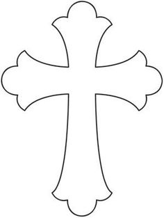 236x313 Cross Pattern. Use The Printable Outline For Crafts, Creating