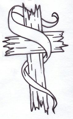 236x382 Woodgrain Cross Jewelry I'D Like Designed Tattoo