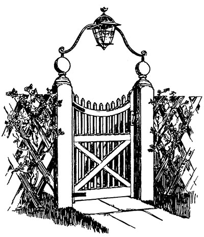 400x465 How To Make A Victorian Wooden Gate