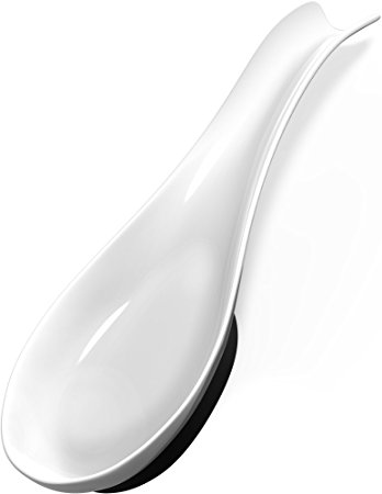 348x450 Vremi White Ceramic Spoon Rest For Kitchen Counter