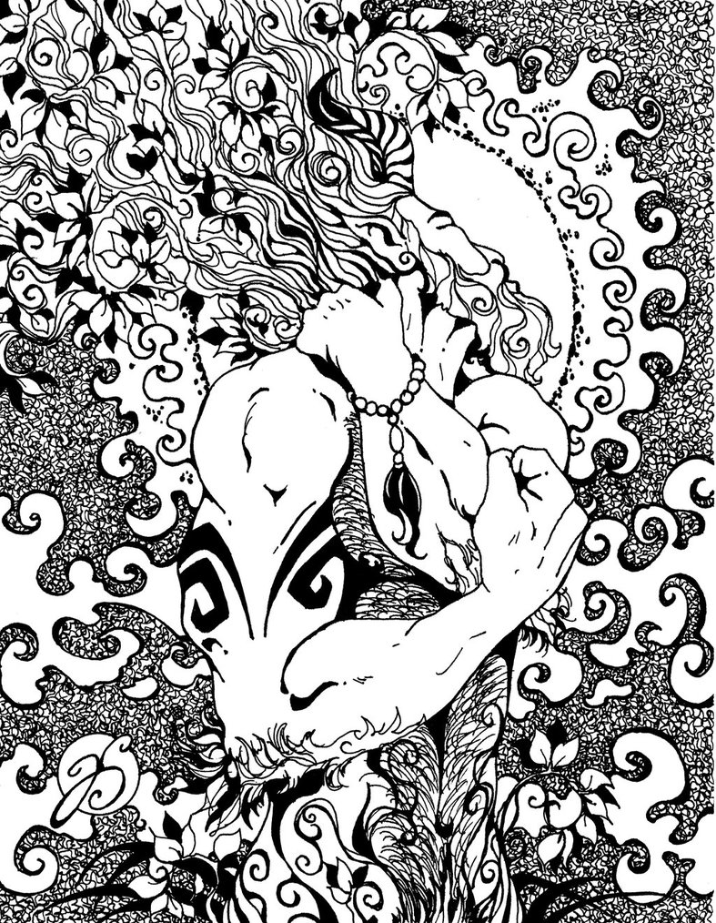 787x1014 Woodland God Awakening By Dharmajon