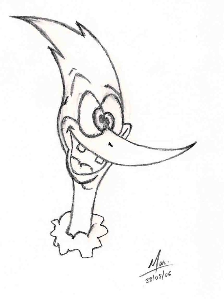775x1031 Woody Woodpecker By Guessmaab