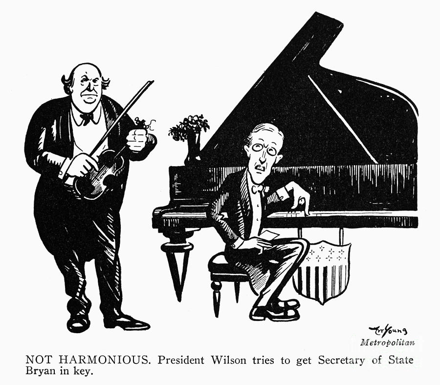 900x788 Woodrow Wilson Cartoon Photograph By Granger