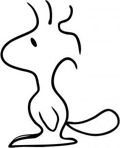 244x302 How To Draw Woodstock Drawing For Dummies Drawings