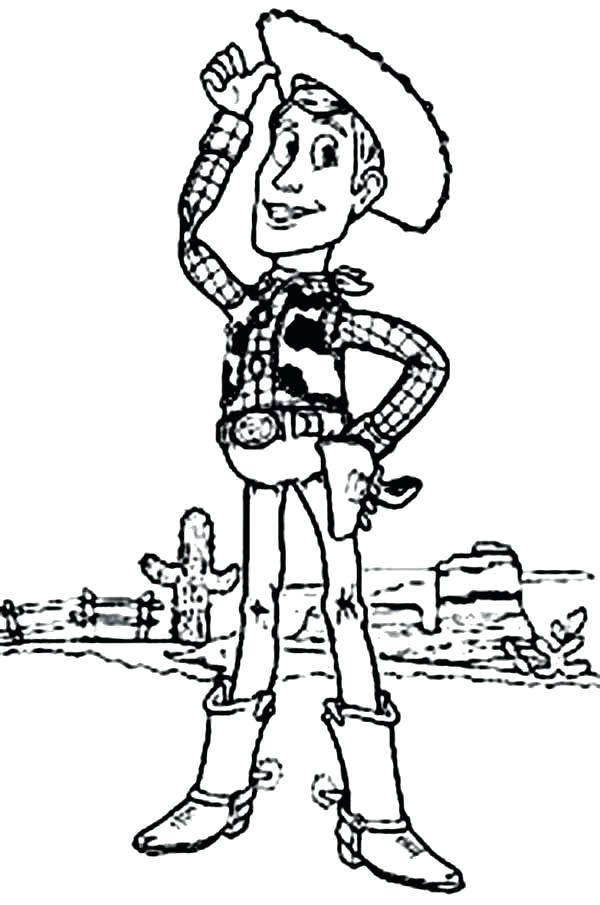 600x905 Good Woody Coloring Pages Free Download