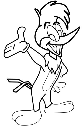 Woody Woodpecker Drawing at GetDrawings | Free download