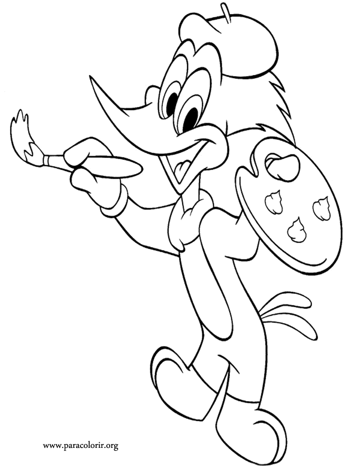 700x930 Woody Woodpecker