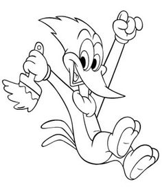 236x284 Woody Woodpecker A Soldier Coloring Page Kids Coloring Pages