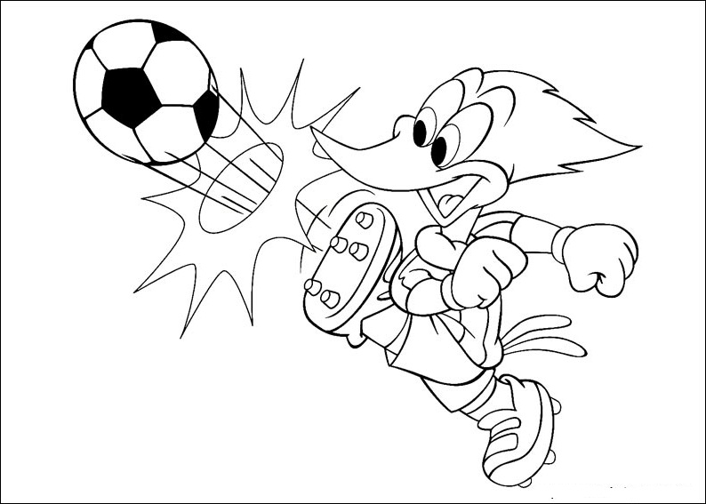 794x567 Fun Coloring Pages Woody Woodpecker Coloring Pages