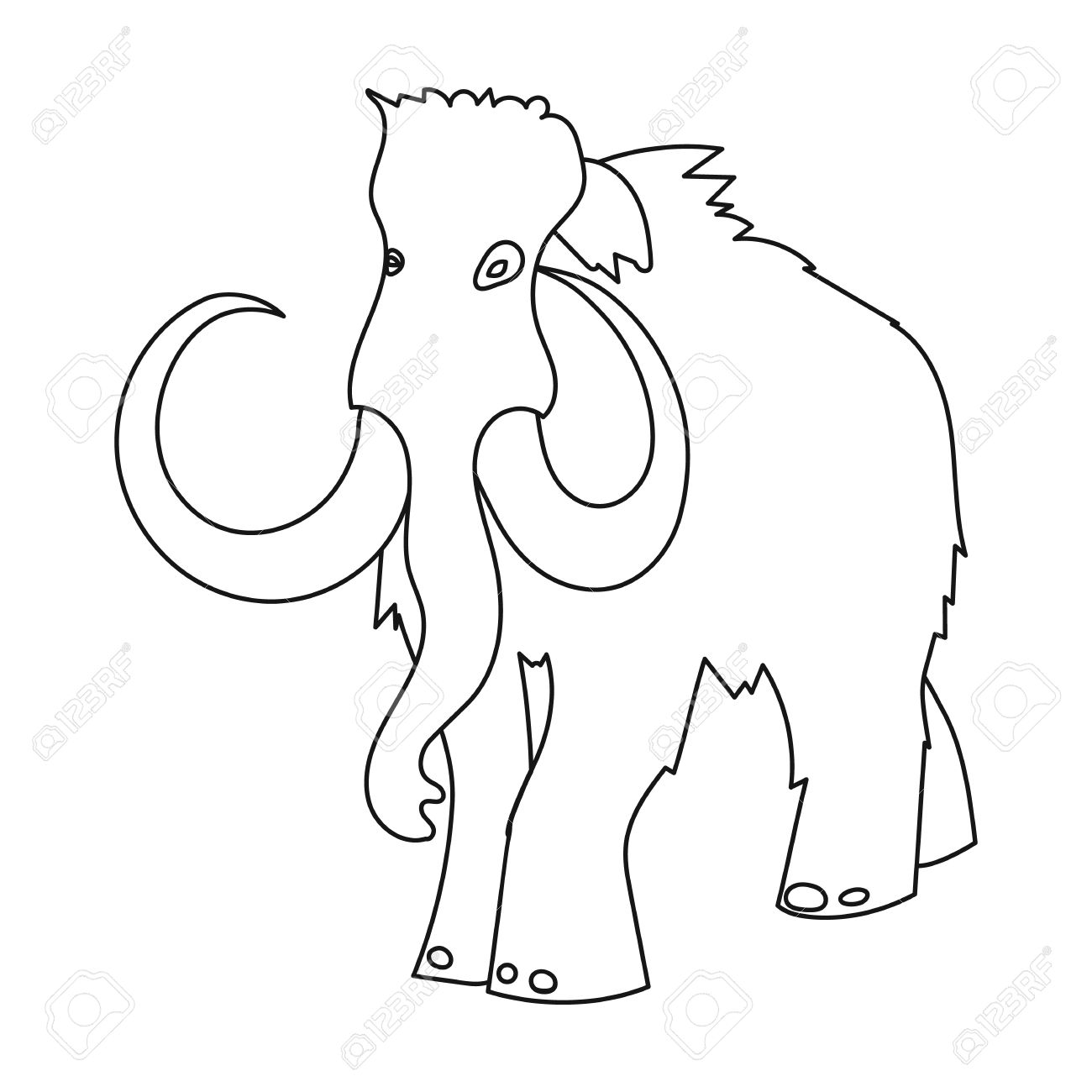 Woolly Mammoth Drawing at GetDrawings | Free download