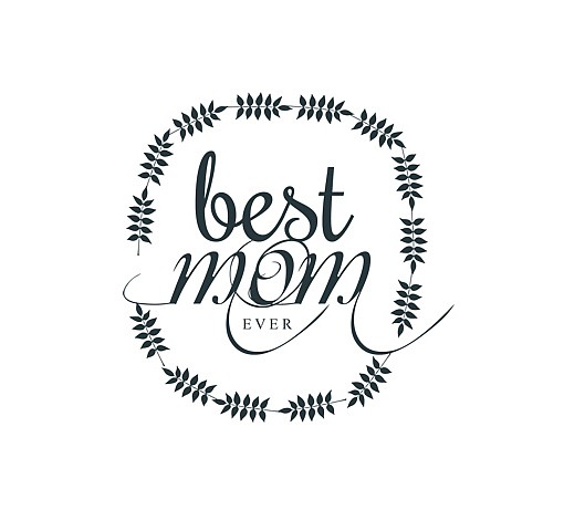 510x480 Best Mom Word Art