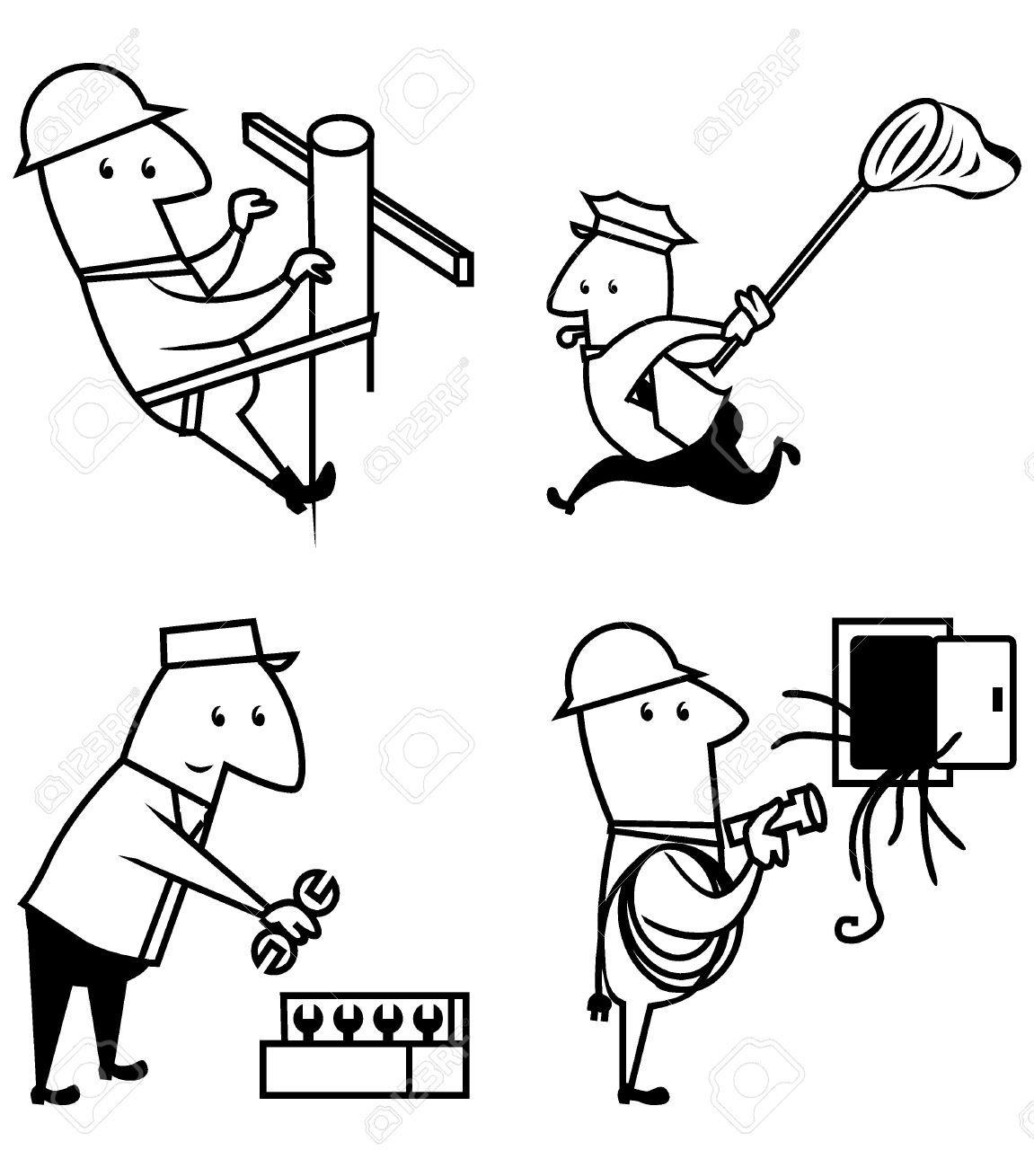 1151x1300 Collection People Work Profession, To Symbols, Professional