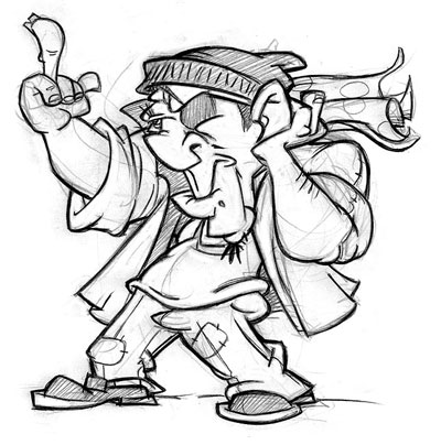 400x404 Dock Worker Drawings The Drawing Club