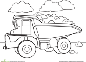 301x219 Finish The Truck Drawing Worksheet