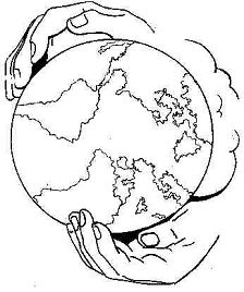 224x268 Drawing Hands Holding The World Art Journal Fillers