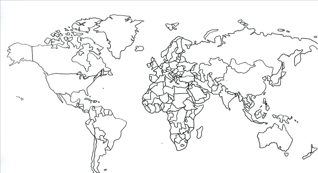 1024x556 Coloring World Map Print All Countries Page In Full Size Free