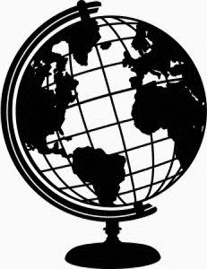 231x300 Drawn Globe Svg