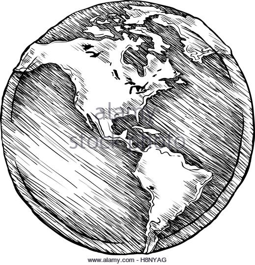 World Globe Drawing at GetDrawings | Free download