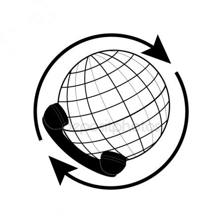 450x450 Drawing World Globe 5 Stock Vector Julydfg