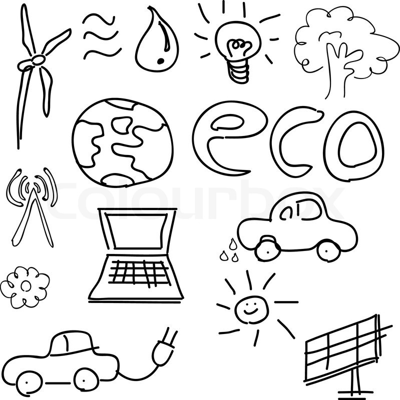 799x800 World Concept Tree On The Earth In Hands Ecology Doodles Icons