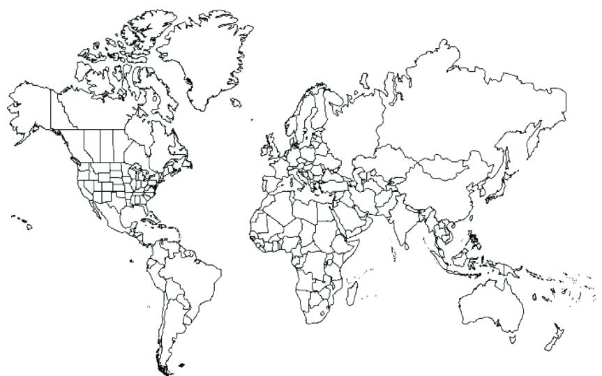 863x539 Best Of World Map Coloring Page Images Map Coloring Page For Kids