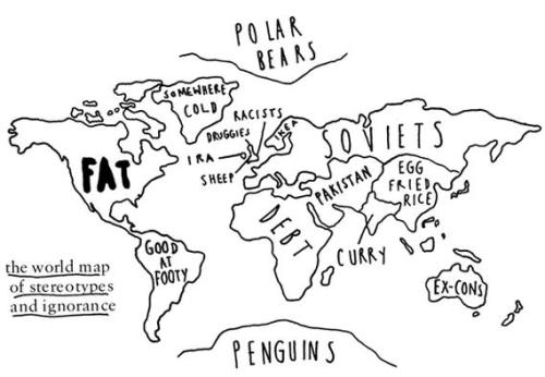 500x346 Map Of Stereotypes [Is Canada Fat Too] Wellesley Underground