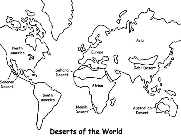 600x460 Europe Map Coloring Page Maps Deserts Of The World Coloring Pages