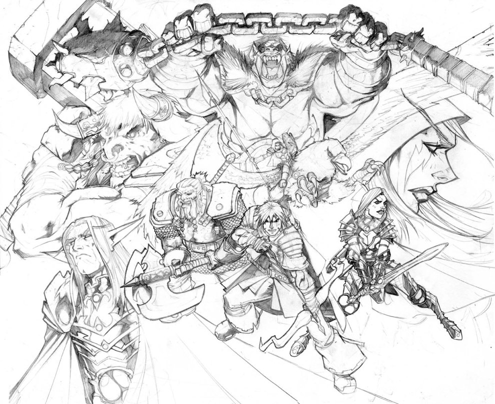 989x808 World Of Warcraft Concept By Billydallaspatton