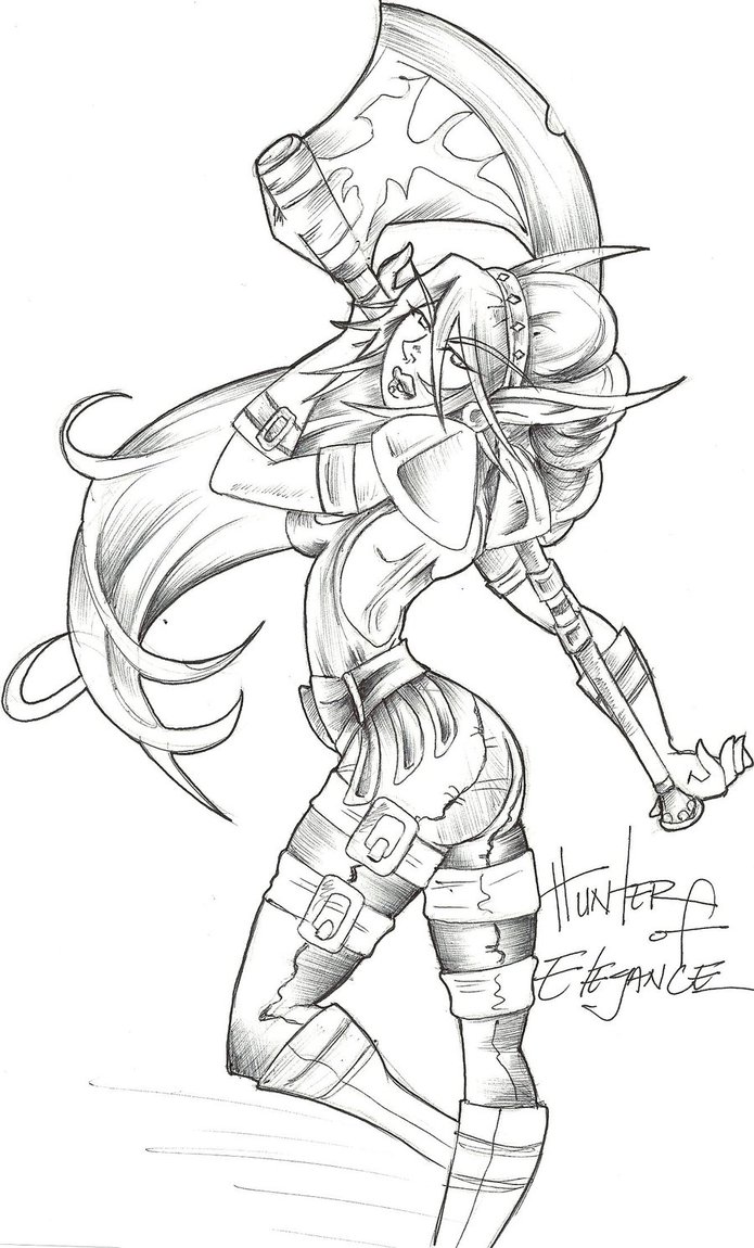 695x1150 World Of Warcraft Hunter By Jenniferlee26