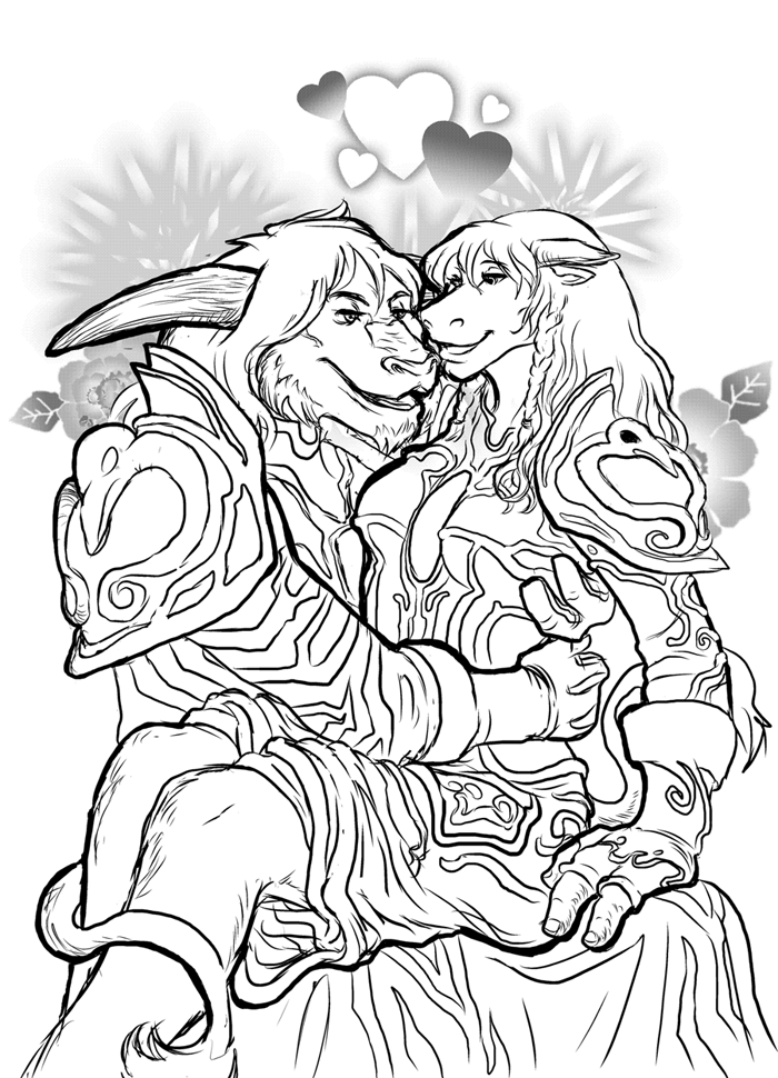 700x970 World Of Warcraft Tauren Love By Ippylovesyou