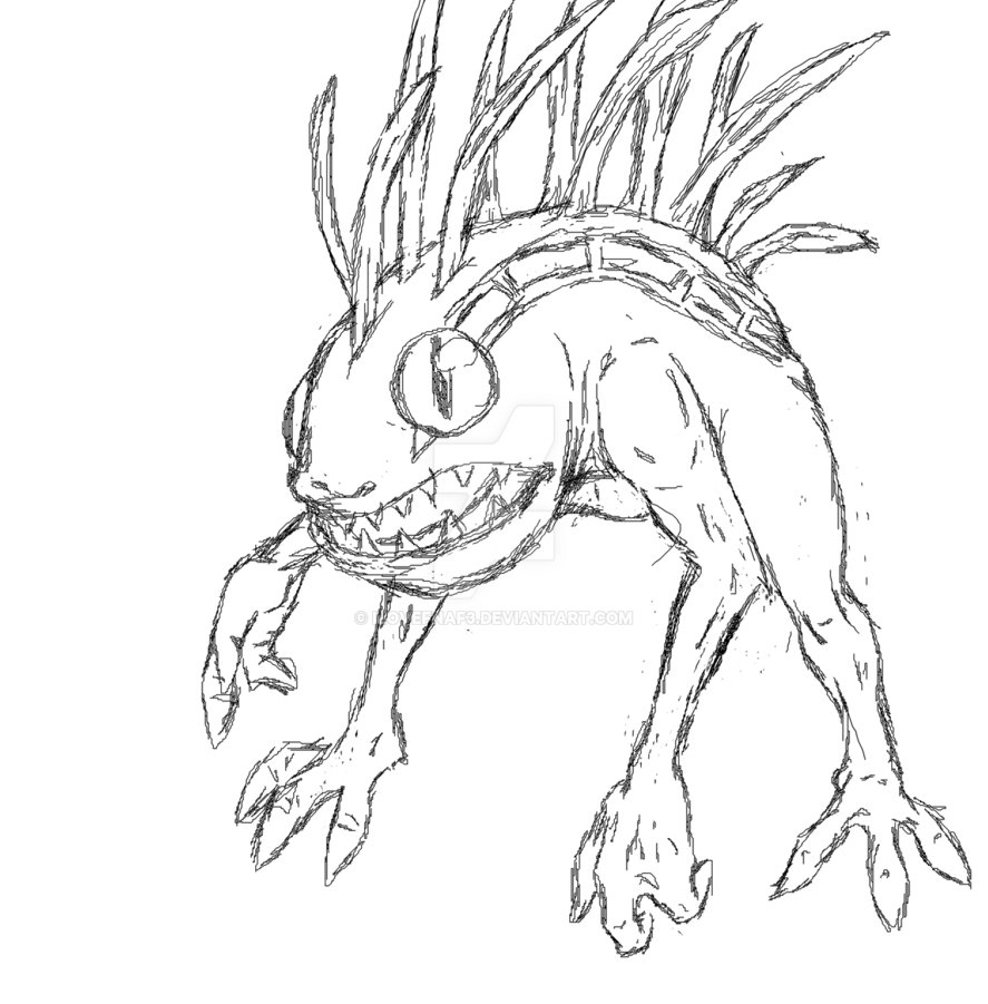 887x901 This Is A Murloc From The Game World Of Warcraft By Ilovefnaf3