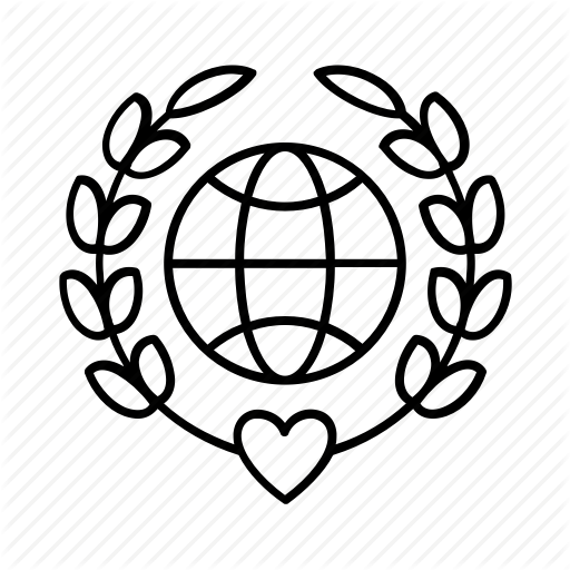512x512 Artboard, Globe, Human, Love, Peace, Rights, World Icon Icon