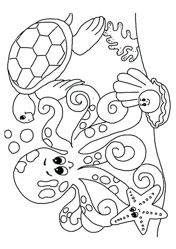 595x842 Under The Sea Coloring Sheets Under Sea Coloring Pages High