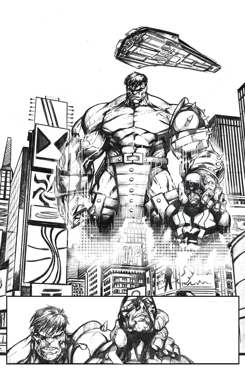 800x1236 World War Hulk Samplepage 1 By Kego44