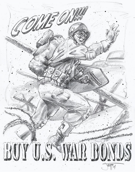 570x725 War Ii Art Drawing