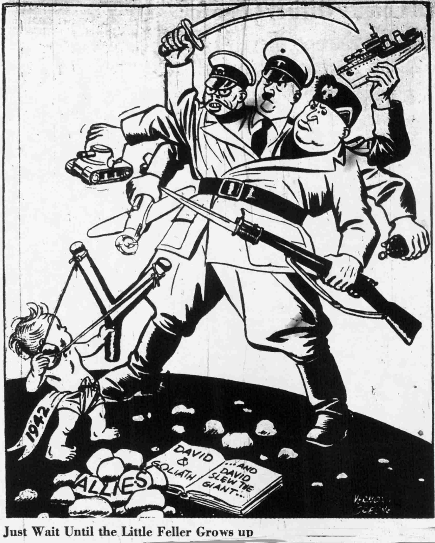 1806x2256 World War Two Political Cartoons Political Cartoon Shows Baby